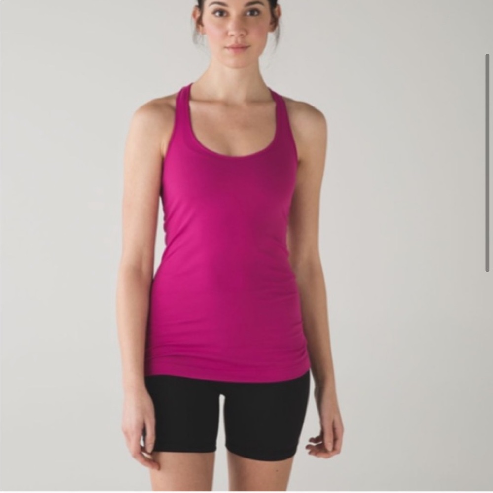 Pink/purple lululemon tank top